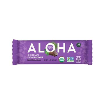 Aloha Protein Bar, Organic, Chocolate Fudge Brownie