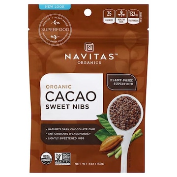 Navitas Organics Cacao, Organic, Sweet Nibs
