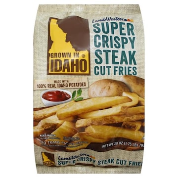 Lamb Weston Fries, Steak Cut, Super Crispy