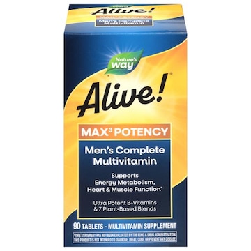 Nature's Way Alive! Max3 Potency Men's Complete Multivitamin