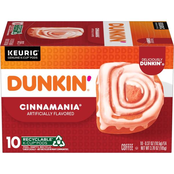 Dunkin' Coffee, Cinnamania, KCup Pods Publix Super Markets