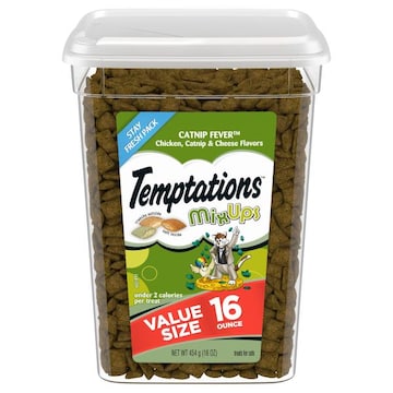 Temptations MixUps Treats for Cats, Catnip Fever, Chicken Catnip & Cheese Flavors, Value Size