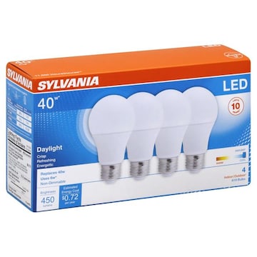 Sylvania Light Bulbs, LED, Daylight, 6 Watts
