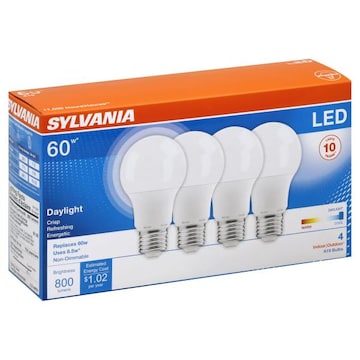 Sylvania 60w Replacement Led Lightbulbs, Daylight