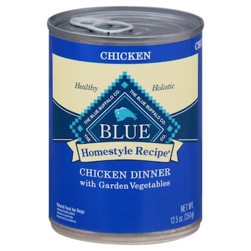 Blue Buffalo Blue Homestyle Recipe Food for Dogs, Natural, Chicken Dinner with Garden Vegetables