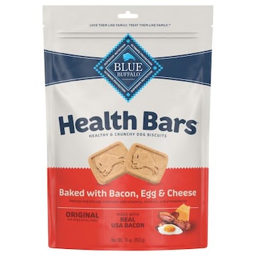 Blue Buffalo Blue Health Bars Dog Biscuits, Baked with Bacon, Egg & Cheese, Original