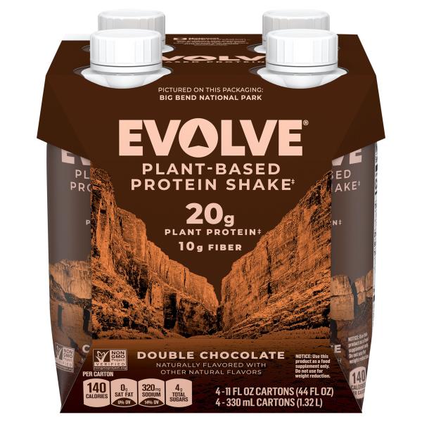 Evolve Protein Shake, PlantBased, Double Chocolate Publix Super Markets