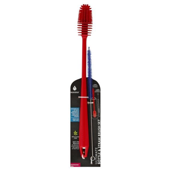 Manna�„� Ultimate Bottle Brush - Kitchen Brushes with Logo - Q850622 QI