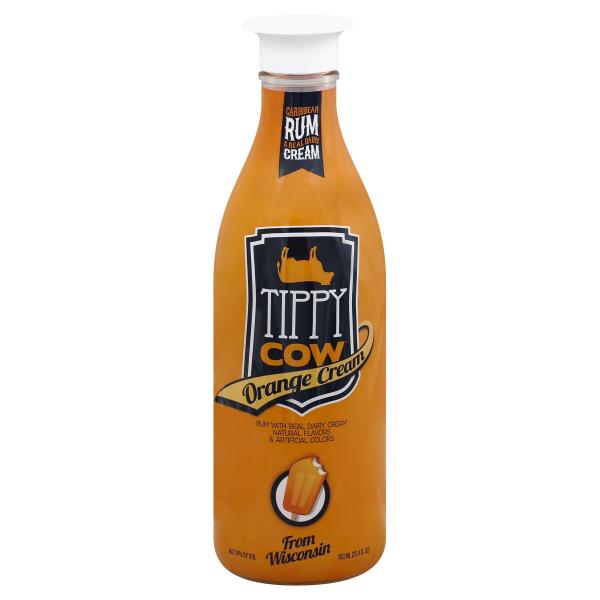 Tippy Cow Rum, Caribbean, & Real Dairy Cream, Orange Cream Publix