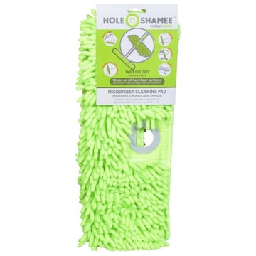 Hole N Shamee Microfiber Cleaning Pad, Clean Green