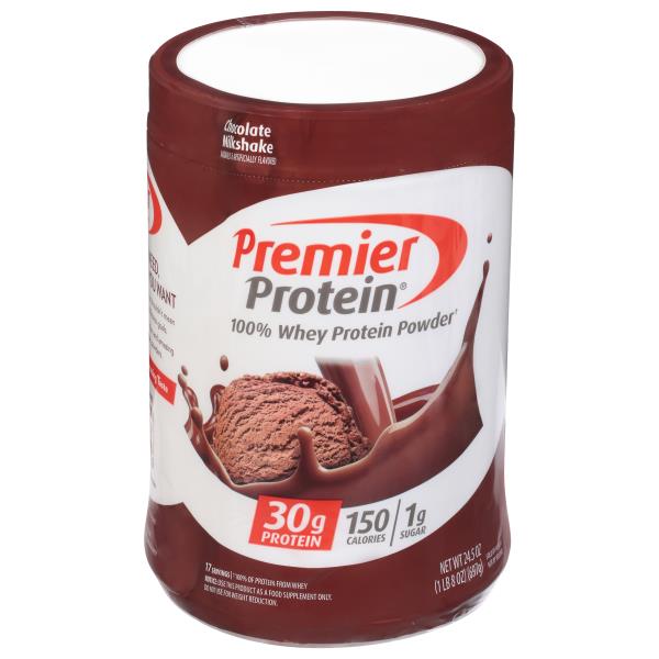 Premier Protein Whey Protein Powder, Chocolate Milkshake | Publix Super ...