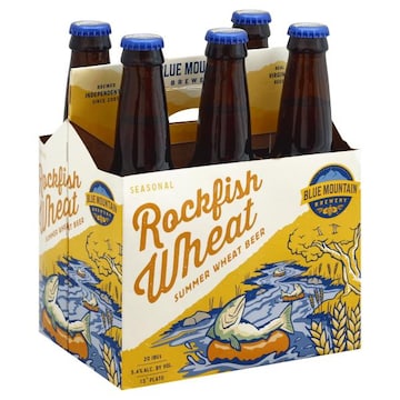 Blue Mountain Beer, Summer Wheat, Rockfish Wheat