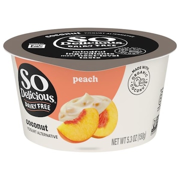 So Delicious Dairy Free Yogurt Alternative, Coconut, Peach
