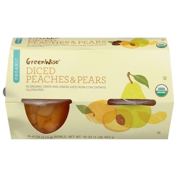 GreenWise Peaches & Pears, Organic, Diced