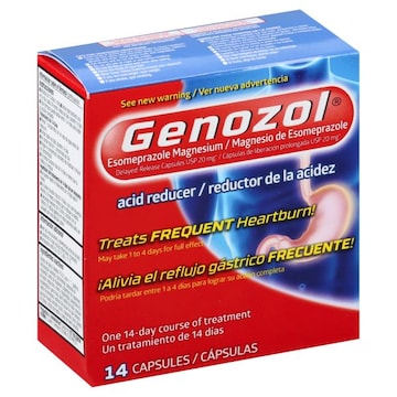 Genozol Acid Reducer, Capsules