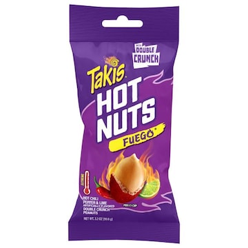 Takis Hot Nuts Extreme Fuego Double Crunch Peanuts