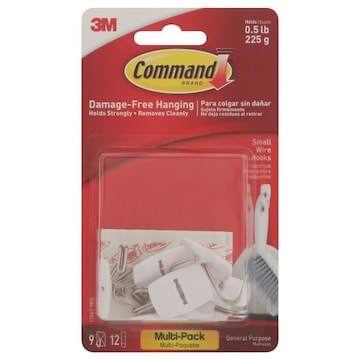 Command Wire Hooks, General Purpose, Small, Multi-Pack