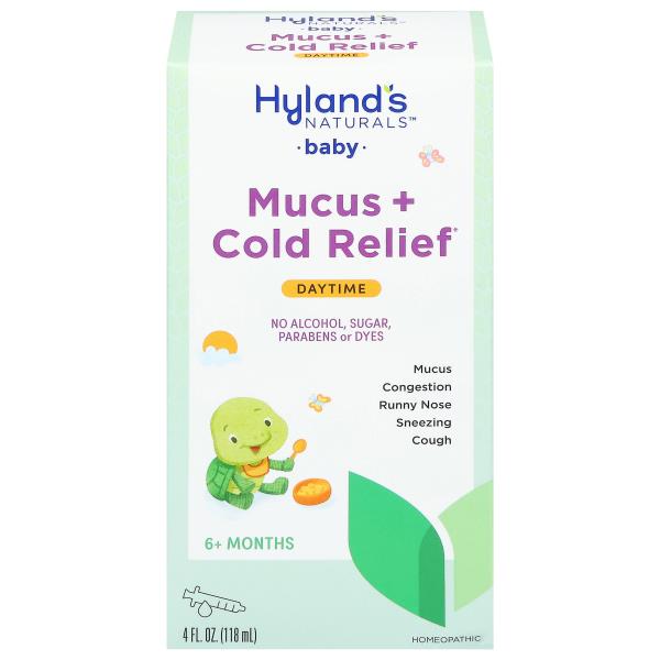 Hyland's Naturals Baby Mucus + Cold Relief, Daytime, 6+ Months, Baby ...