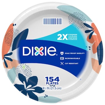 Dixie Everyday Plates, 8-1/2 Inch