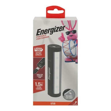 Energizer USB Charger, Portable, 2600 mAh