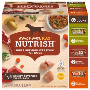 Nutrish Super Premium Chicken Paw Pie/Hearty Beef Stew/Savory Lamb Stew Food for Dogs