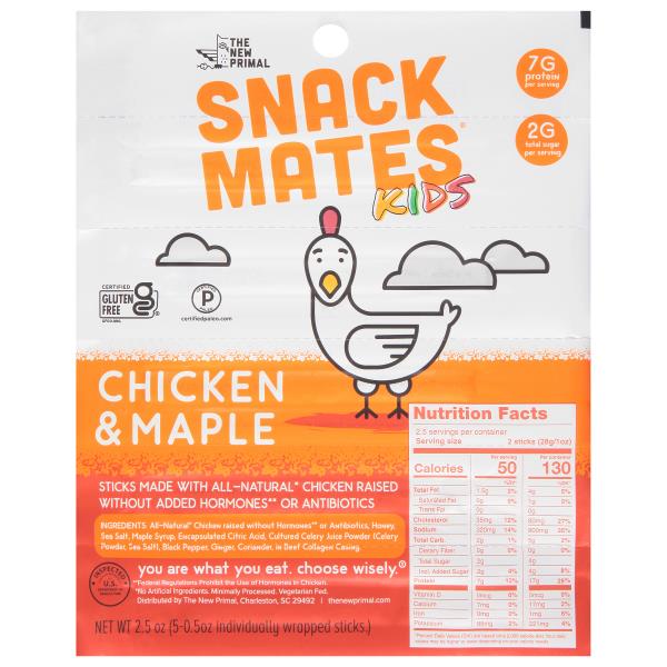 The New Primal Snack Mates Classic, Maple Chicken Stick Publix Super