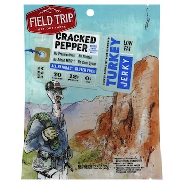 Field Trip Turkey Jerky, Cracked Pepper