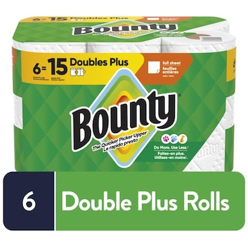 Bounty Paper Towels Full Sheet, 6 Count