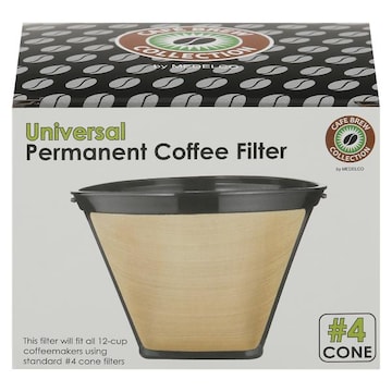 Universal Cafe Brew Collection Coffee Filter, Permanent, No. 4