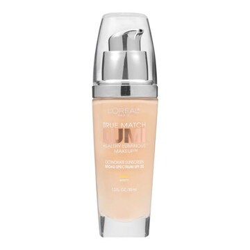 L'Oreal Paris True Match Lumi Healthy Luminous Makeup SPF 19 W1-2 Porcelain/Light Ivory