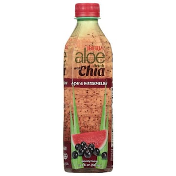 Iberia Aloe Drink, with Chia, Acai & Watermelon