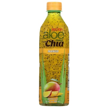 Iberia Aloe Drink, with Chia, Mango