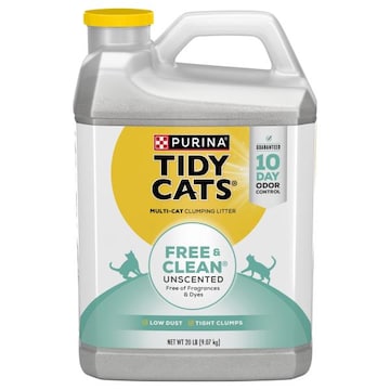 Tidy Cats Free & Clean Clumping Litter, Multi-Cat, Unscented