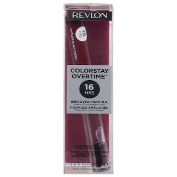Revlon ColorStay Overtime Lipstick, Limitless Black Cherry 500