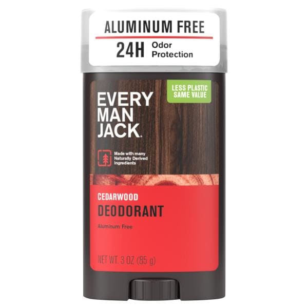 Every Man Jack Deodorant, Aluminum Free, Cedarwood Publix Super Markets