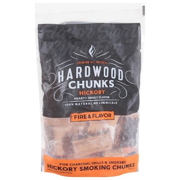 Fire & Flavor Hardwood Chunks, Hickory