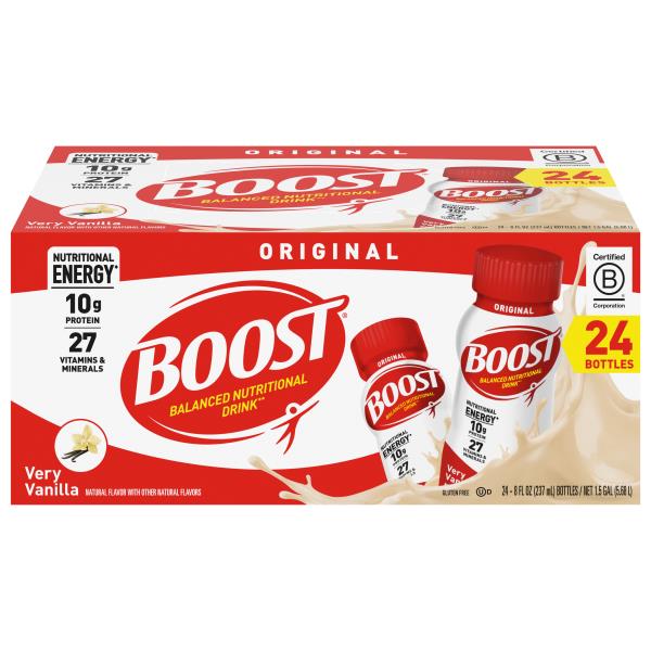 Boost Balanced Nutritional Drink, Original, Very Vanilla | Publix