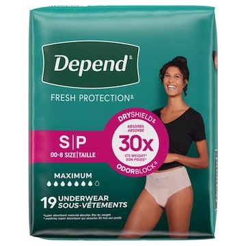 Depend Fresh Protection Maximum S Underwear