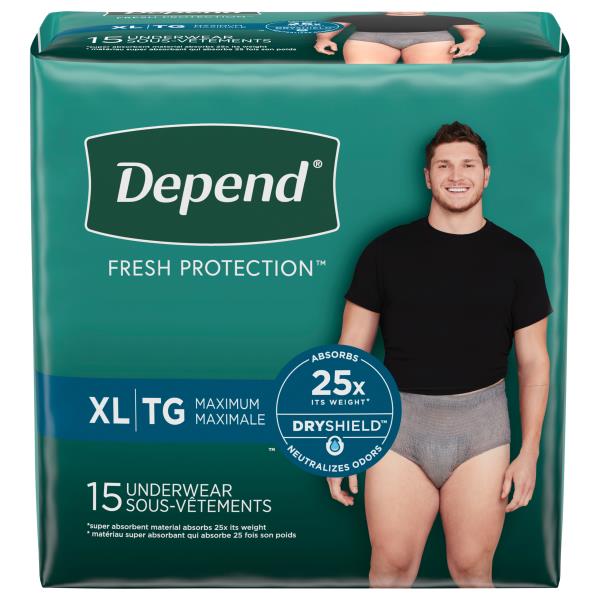 Depend Fit-Flex Underwear, Maximum, XL | Publix Super Markets