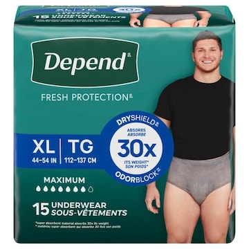 Depend Fresh Protection Maximum Underwear