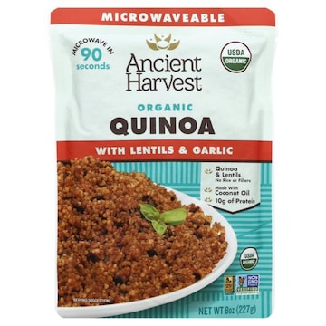 Ancient Harvest Quinoa, with Lentils & Garlic, Organic