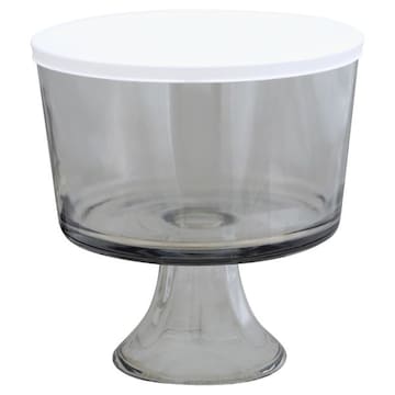 Anchor Hocking Glass Bowl, with Stand