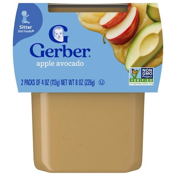 Gerber Sitter 2nd Foods Apple Avocado