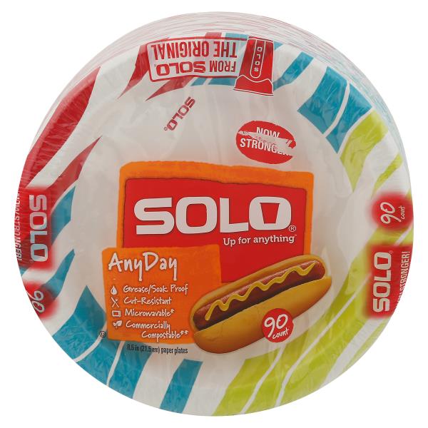 Solo Heavy Duty 10-Inch Paper Plates, 55 ct - Gerbes Super Markets