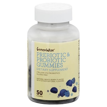 GreenWise Prebiotic & Probiotic, Gummies, Mixed Berry
