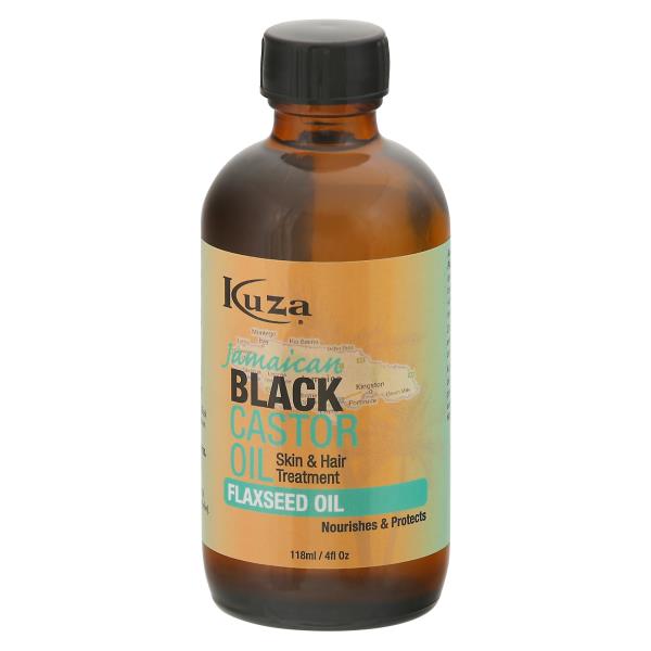 Kuza Castor Oil, Black, Flaxseed Oil, Jamaican Publix Super Markets