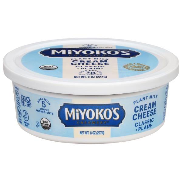 Miyoko's Creamery Classic Plain Plant Milk Cream Cheese Publix Super