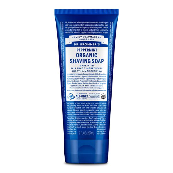 Dr. Bronner's Shaving Soap, Organic, Peppermint Publix Super Markets