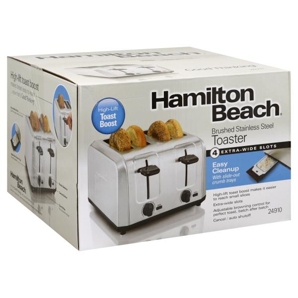 Hamilton Beach Brushed Stainless Steel 4-Slice Toaster (24910
