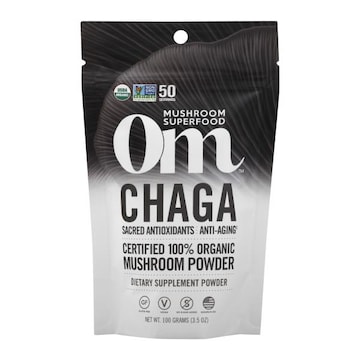 Om Mushroom Powder, Organic, Chaga